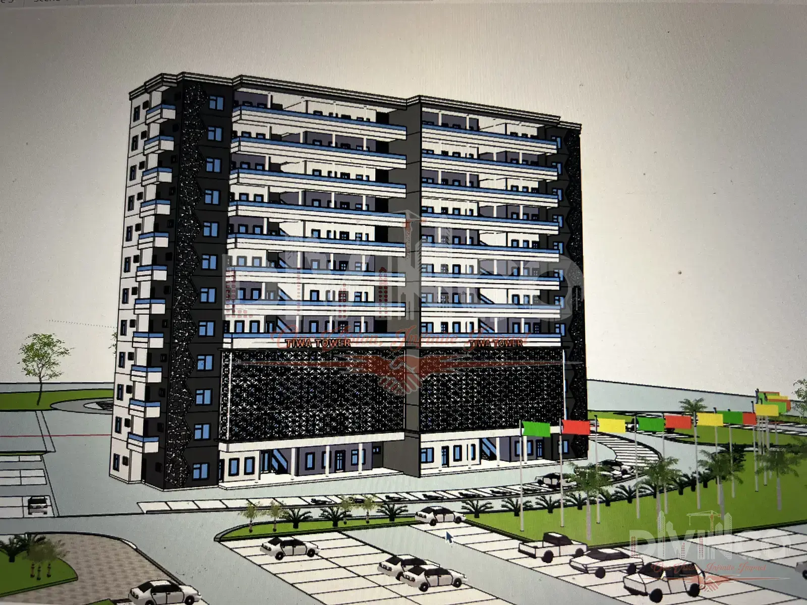 G+11 Mixed-Use Building