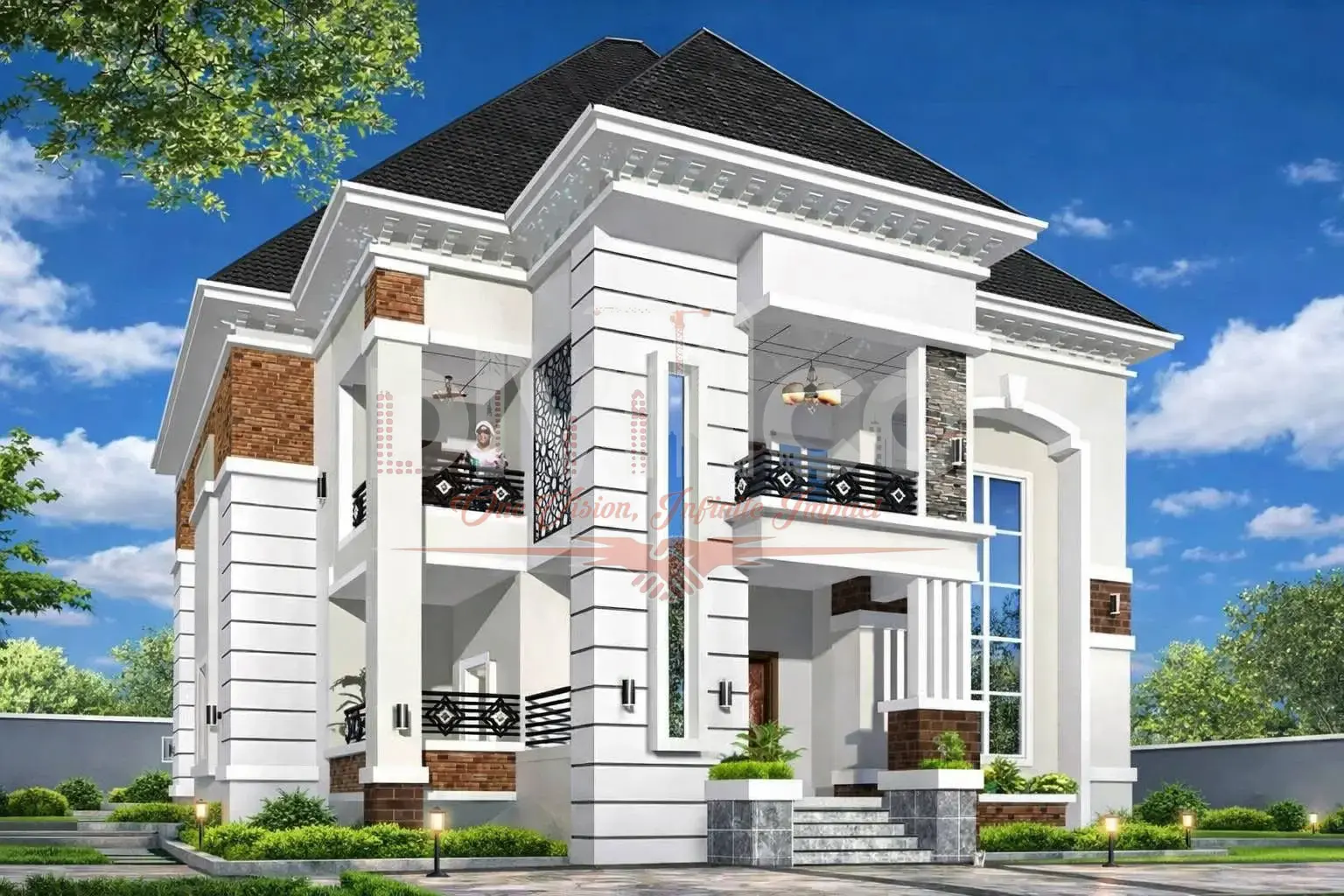 Contemporary Duplex — In Design